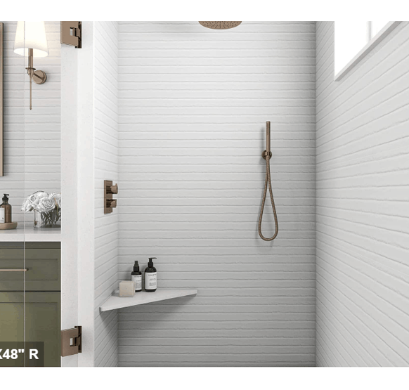 3rd-floor master bathroom shower wall tile example