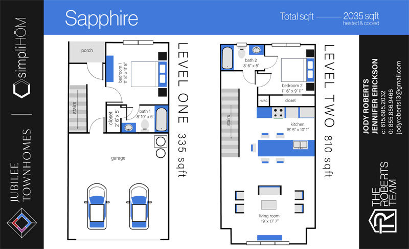 Sapphire 1st & 2nd Floors