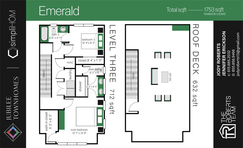 Emerald 3rd Floor & Roof Deck