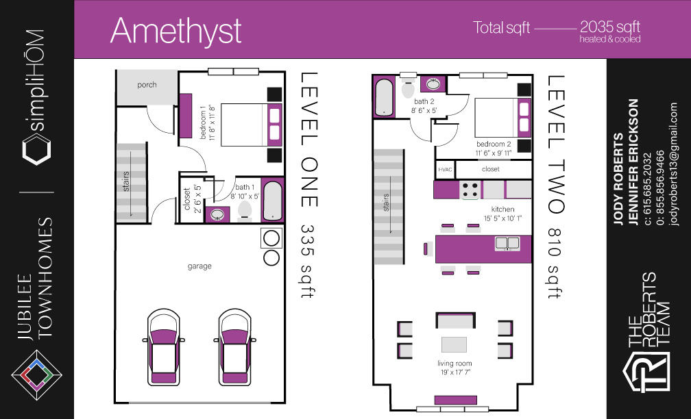 Amethyst (Units J - L) 1st & 2nd Floors